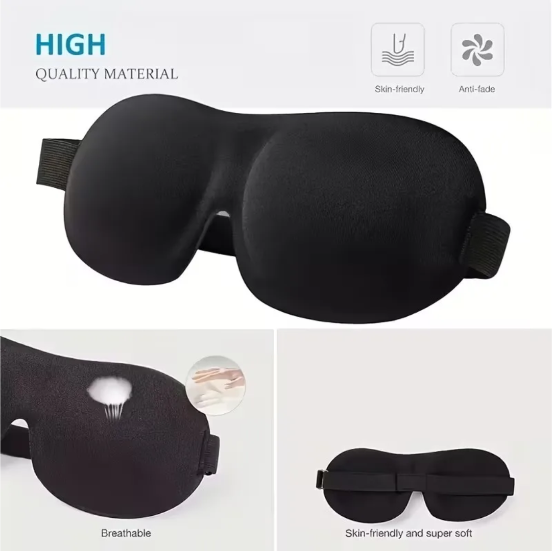 3D, memory foam shading eye mask