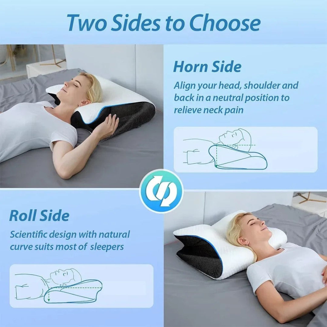 Komfy, innovative ergonomic pillow