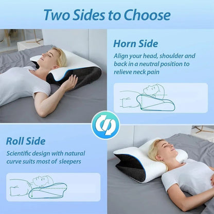 Komfy, innovative ergonomic pillow
