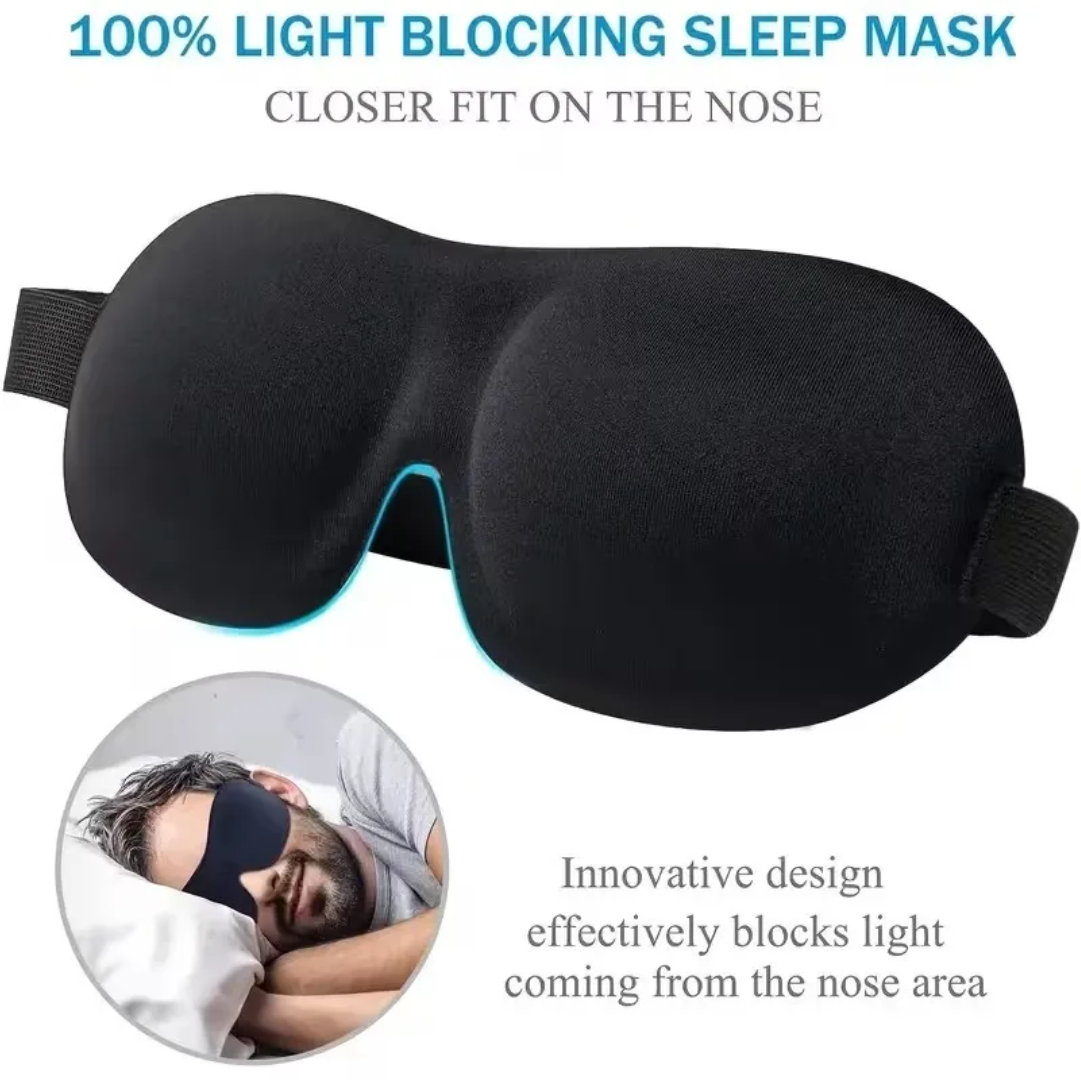 3D, memory foam shading eye mask
