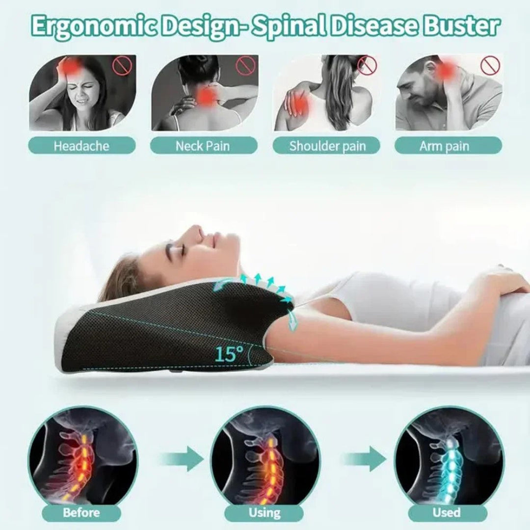 Komfy, innovative ergonomic pillow