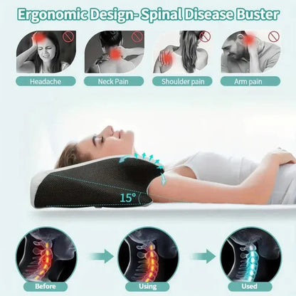 Komfy, innovative ergonomic pillow