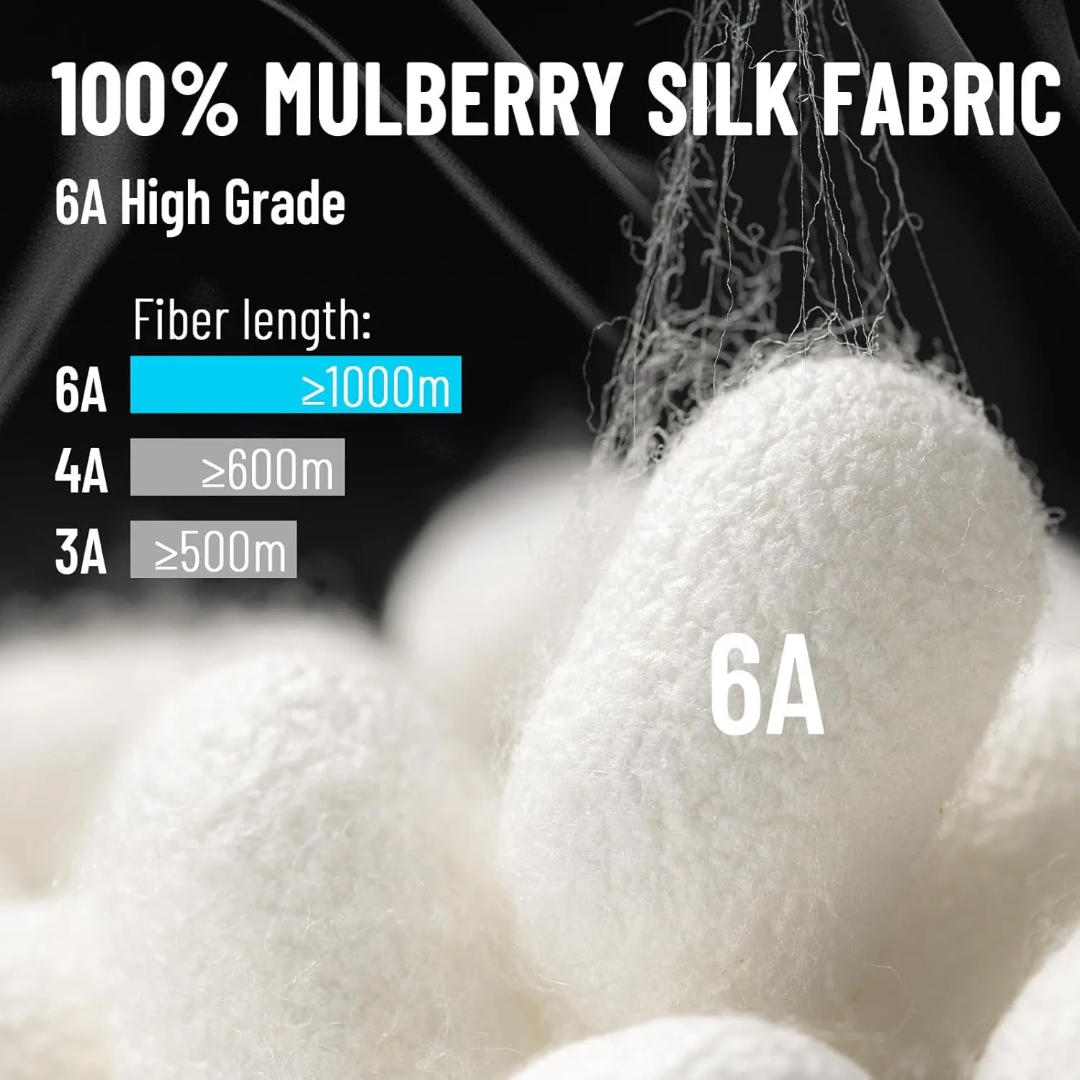 Silky, luxurious mulberry silk mask